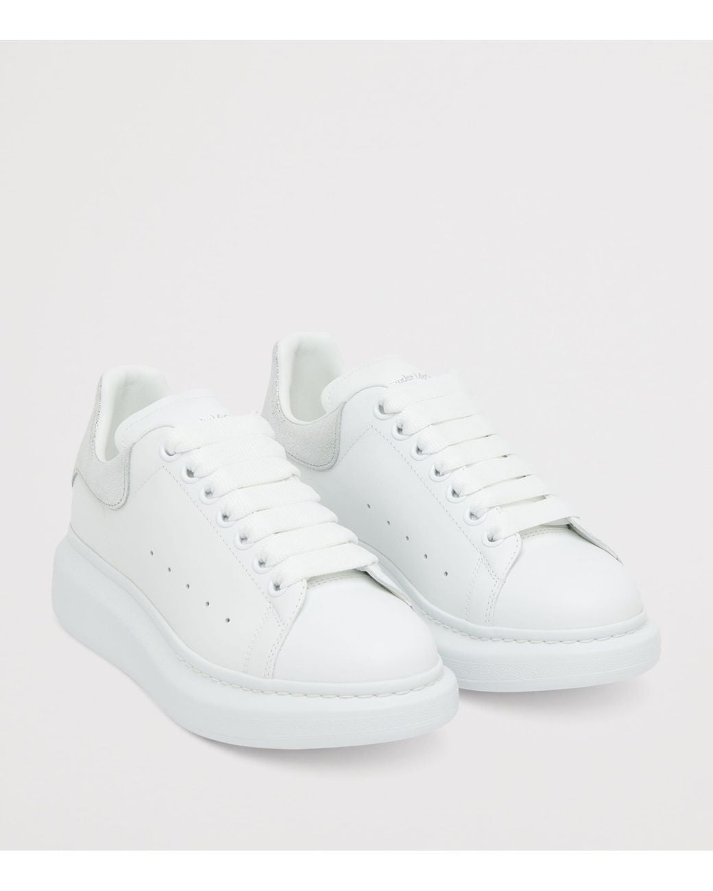 McQueen White Leather Oversized Sneakers