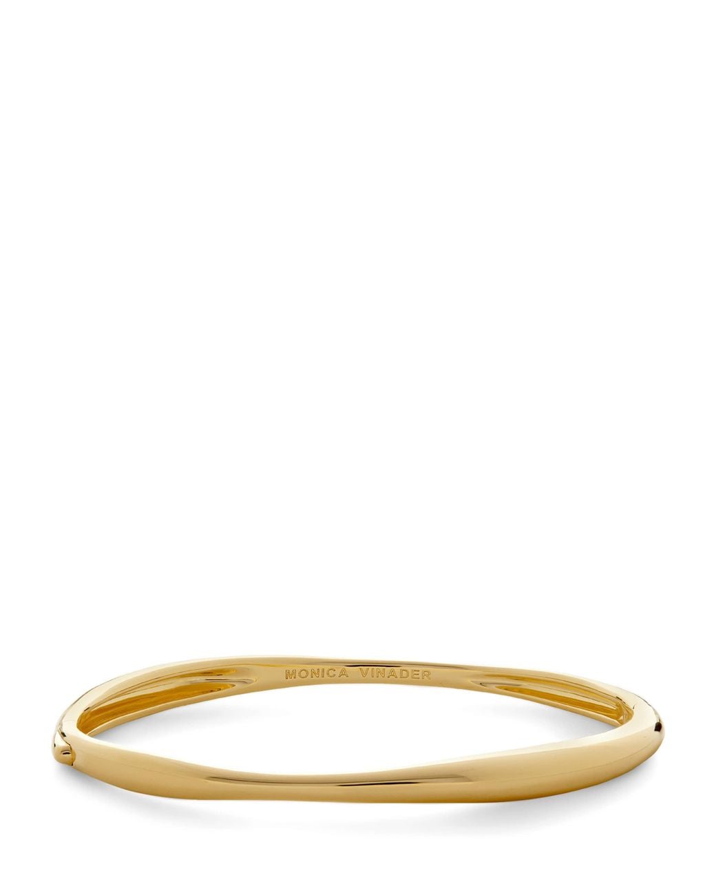 Monica Vinader Natural Vermeil Nura Reef Bangle