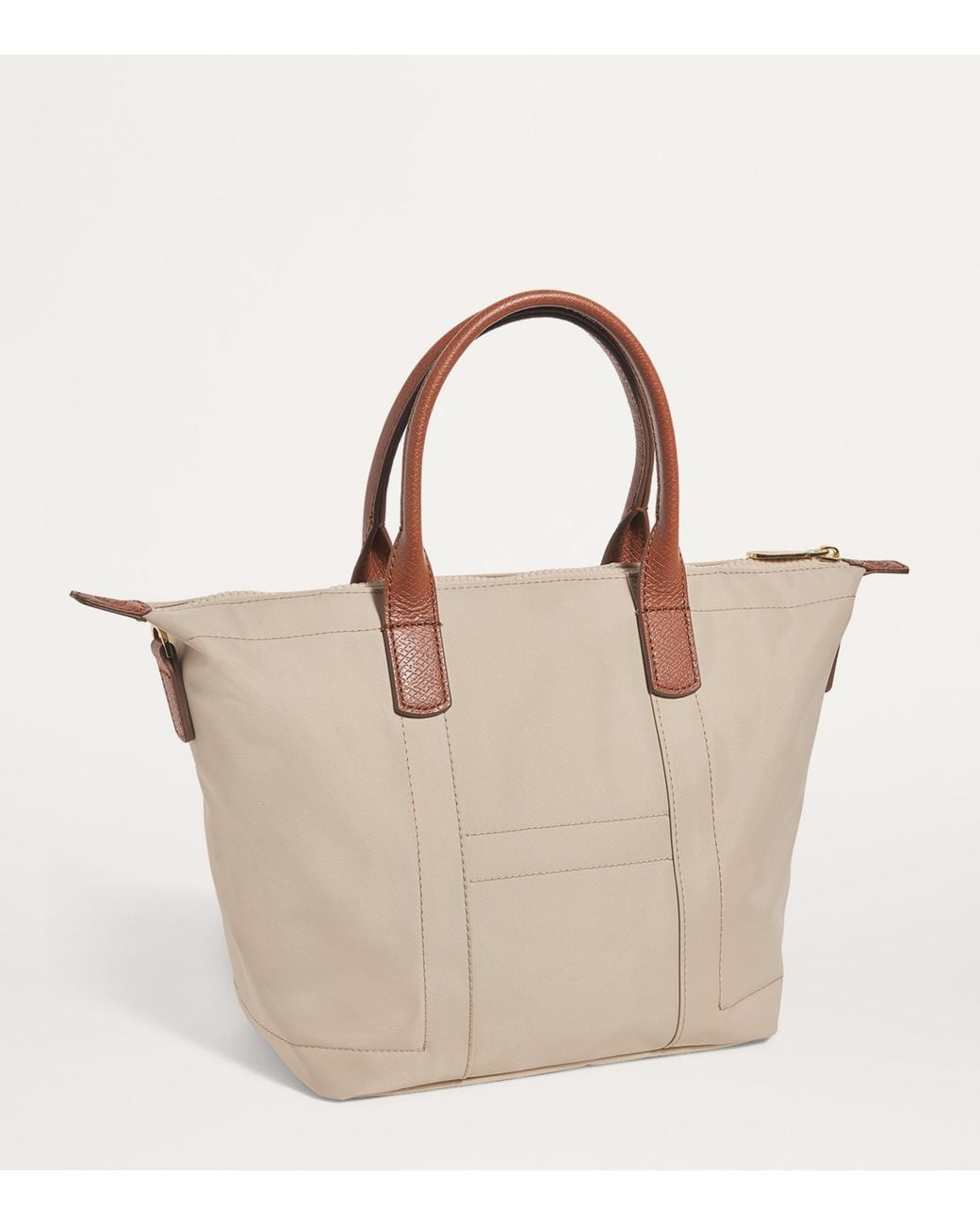 Harrods Natural Grab Nylon Tote Bag