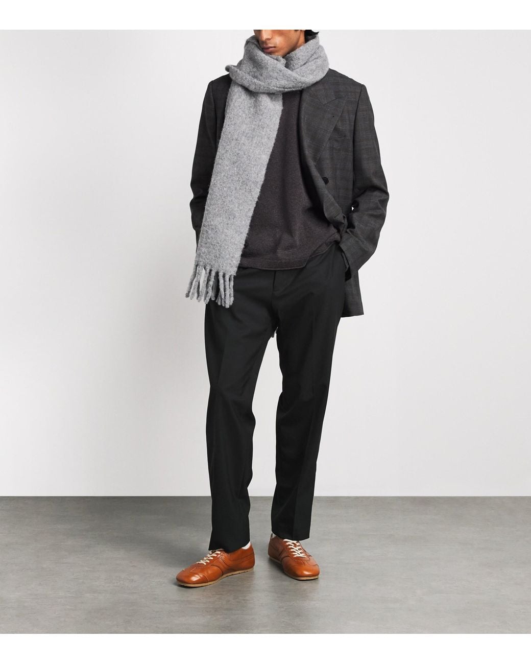 NN07 Black Straight Brendan Trousers for men