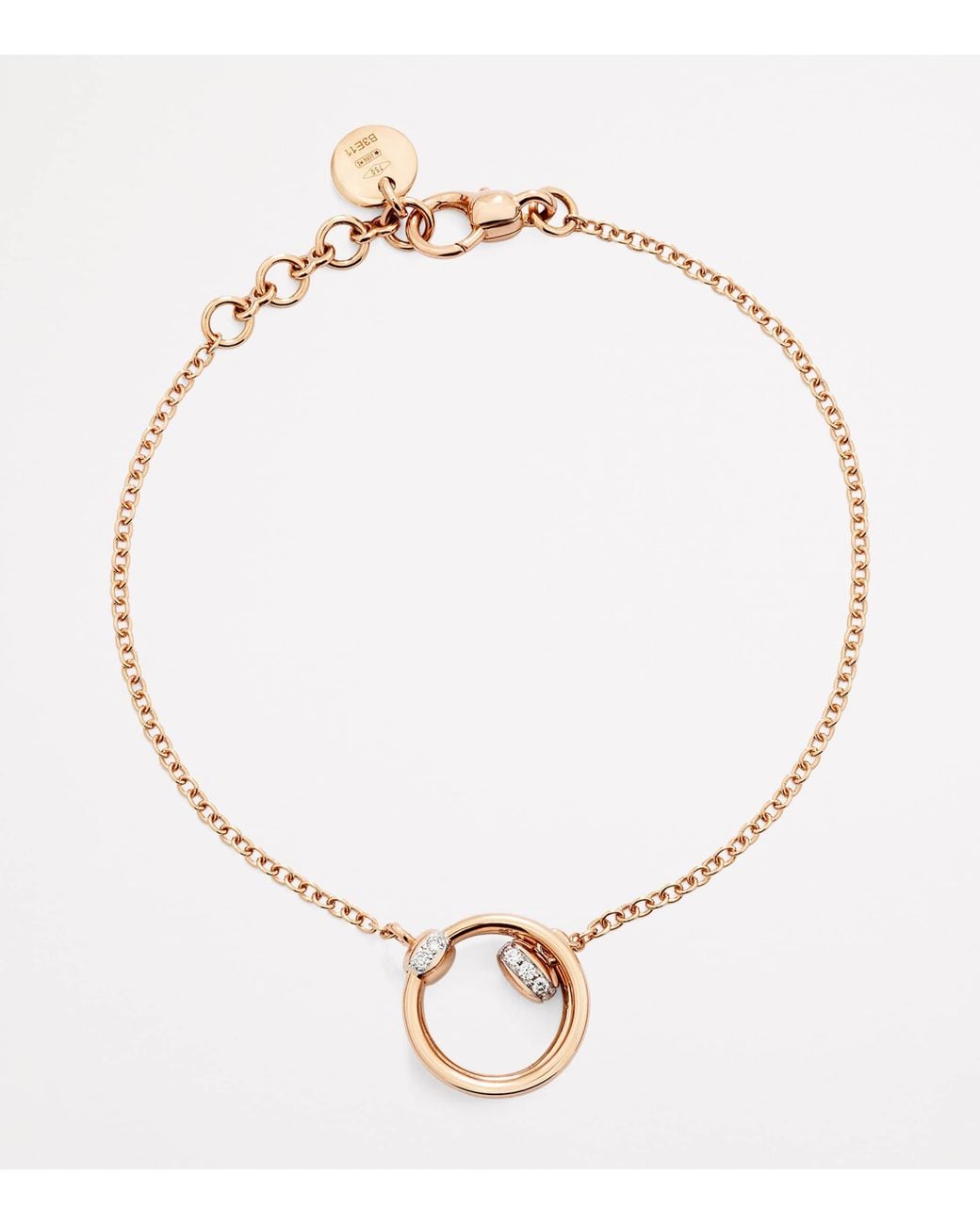 Pomellato Metallic And Diamond Together Bracelet