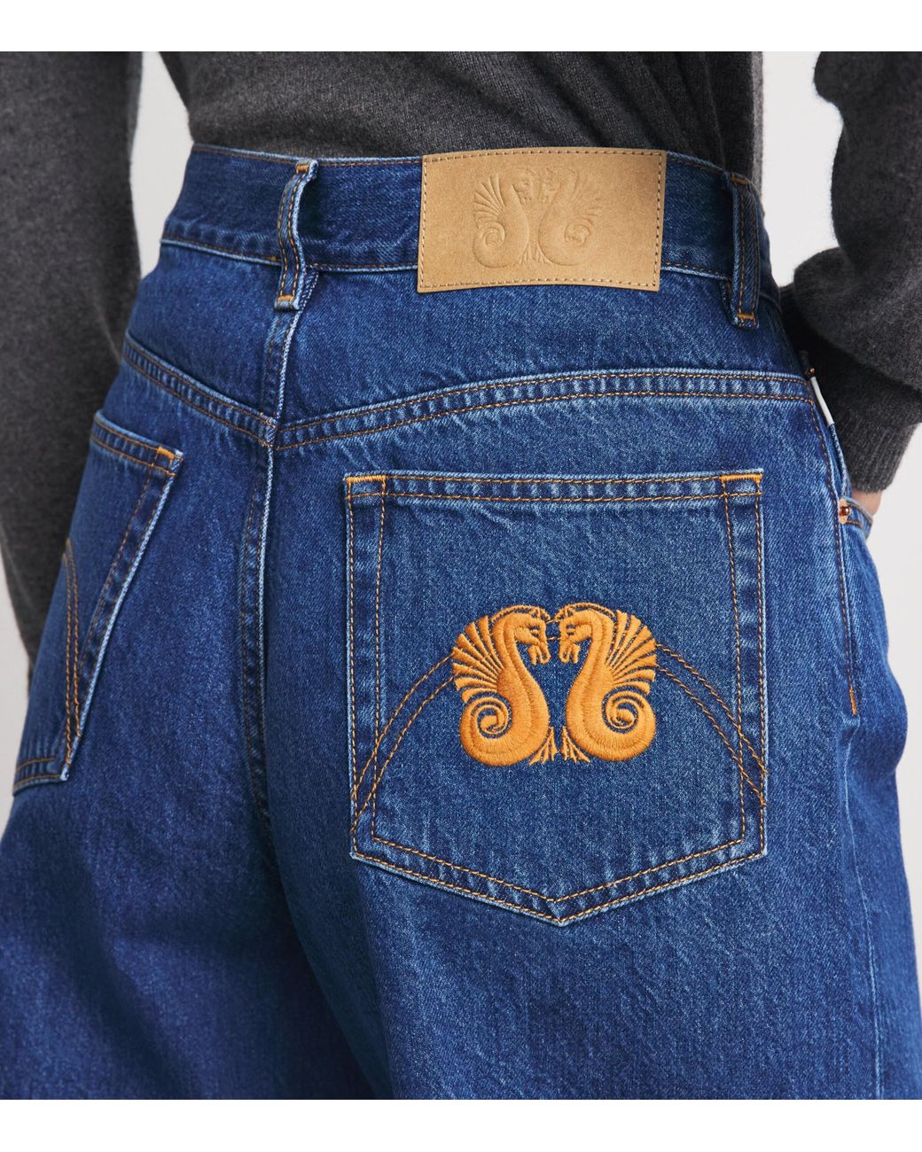 Blazé Milano Blue Nariida Java Wide Jeans