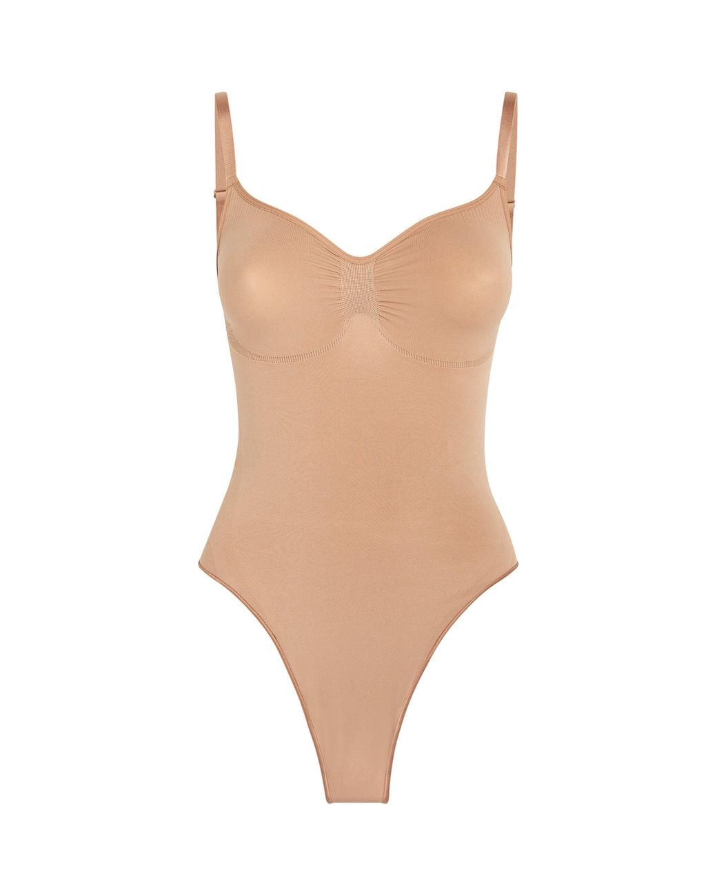 Skims Natural Seamless Sculpt Thong Bodysuit