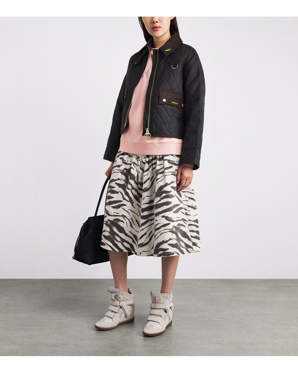 Barbour Pink Cotton Hartland Sweatshirt