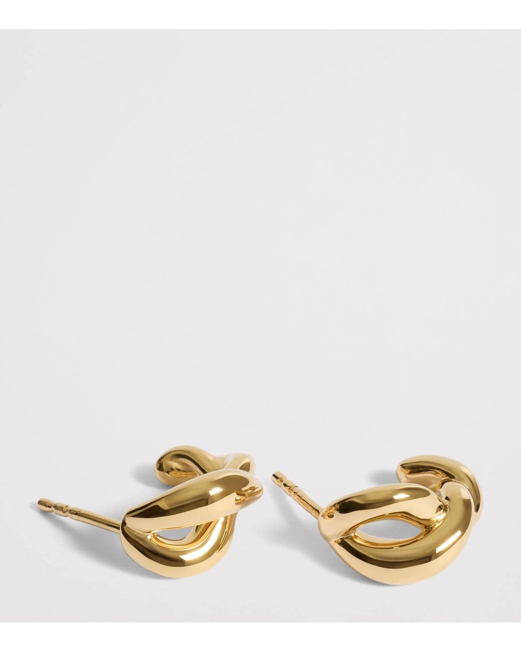 Monica Vinader Metallic Vermeil Ochre Huggie Earrings