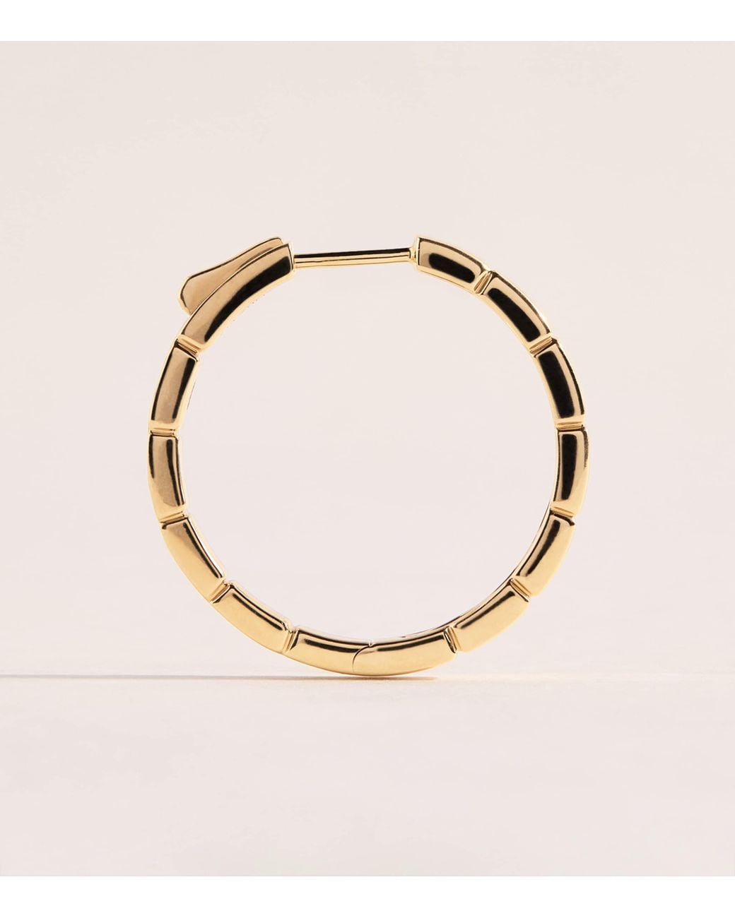 Anita Ko Natural Bunny Hoop Earrings