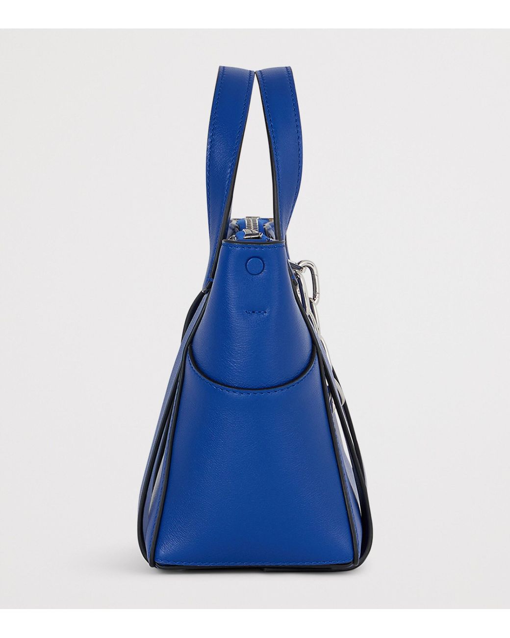 Givenchy Blue Small Leather Snatch Top-Handle Bag