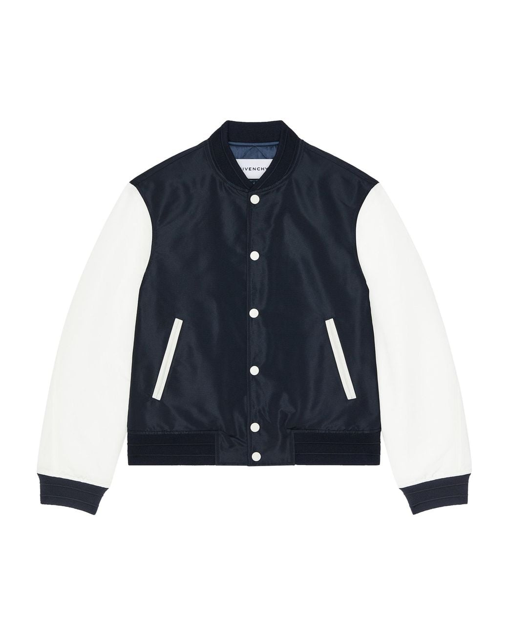 Givenchy Blue Logo Bomber Jacket for men