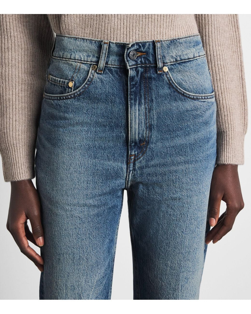 Sandro Blue Straight Jeans