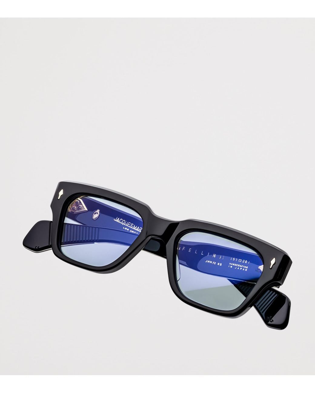 Jacques Marie Mage Blue Acetate Fellini Sunglasses for men