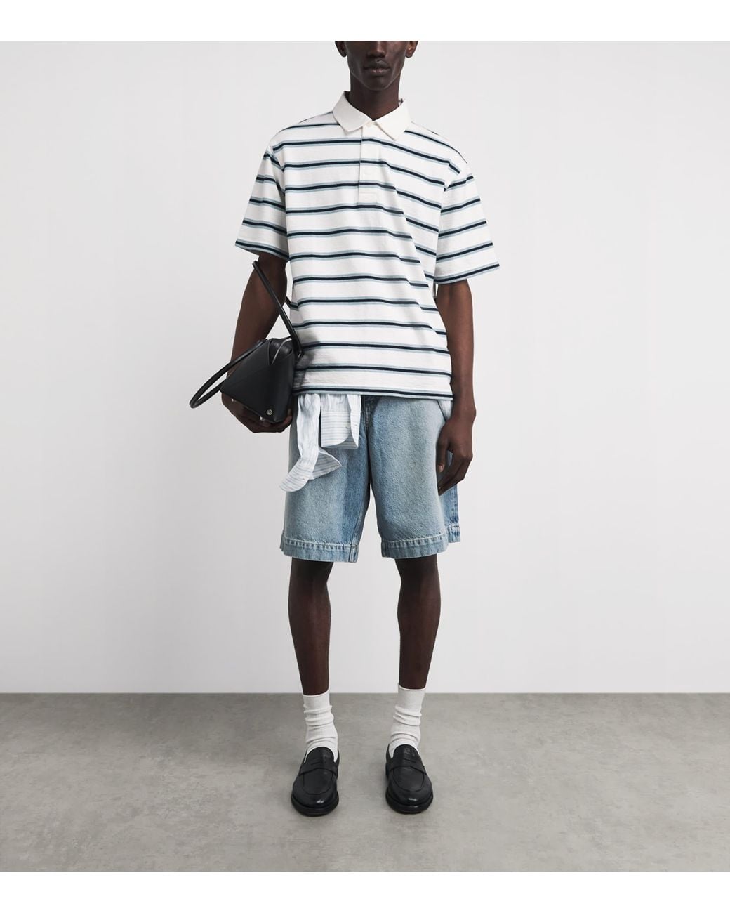 Wax London White Organic Cotton Redman Polo Shirt for men