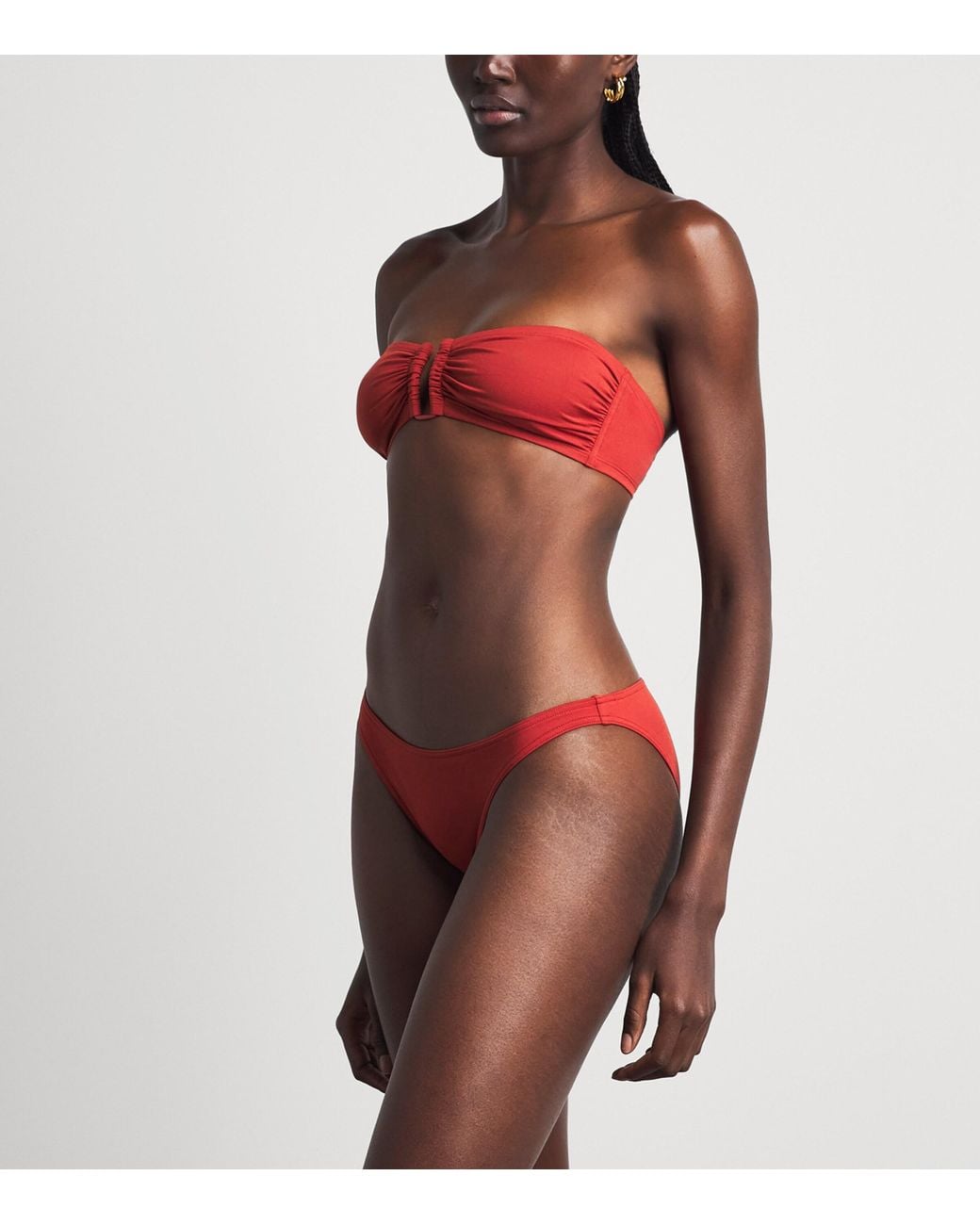 Eres Red Fripon Bikini Bottoms