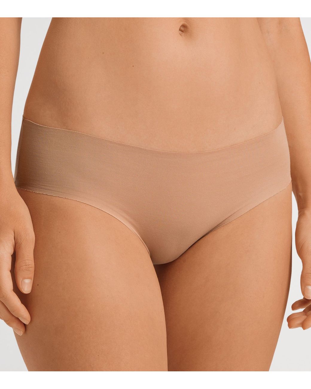 Hanro Natural Invisible Cotton Midi Briefs