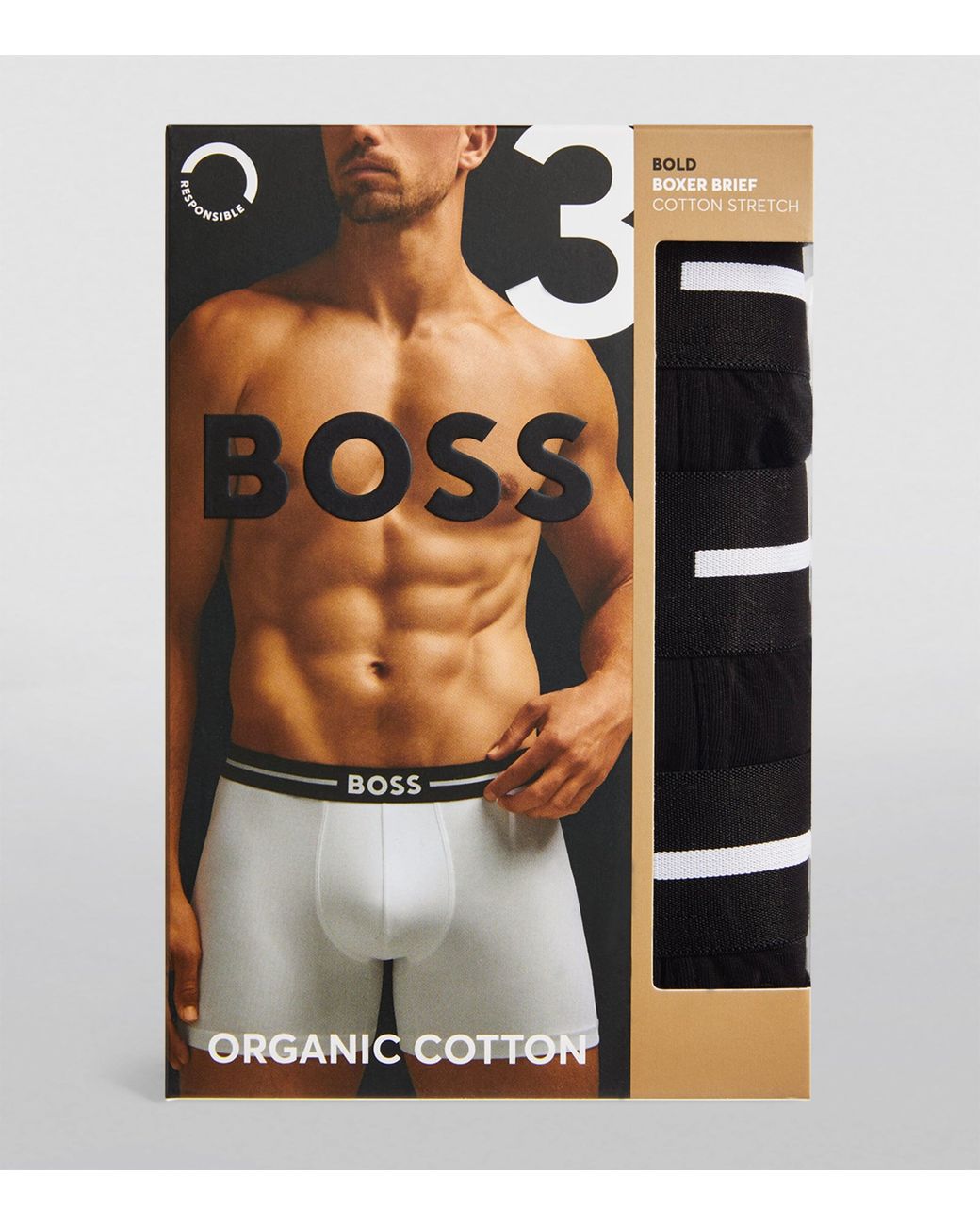 Boss Black Logo Briefs for men