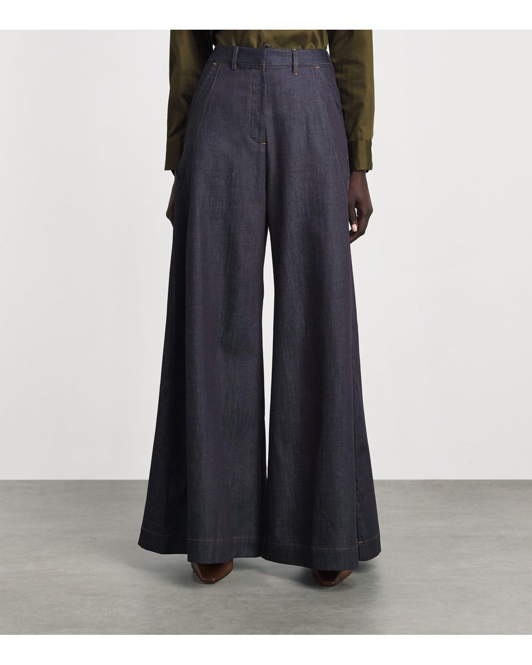 Palmer//Harding Blue Elara High-Rise Wide-Leg Jeans