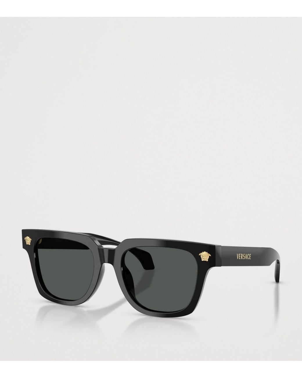 Versace Black Acetate Ve4510U Square Sunglasses for men