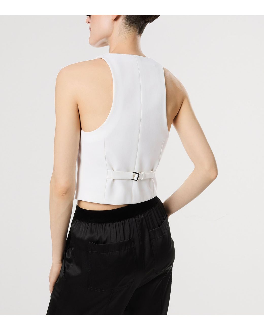 Tom Ford White Virgin Wool Tuxedo Waistcoat