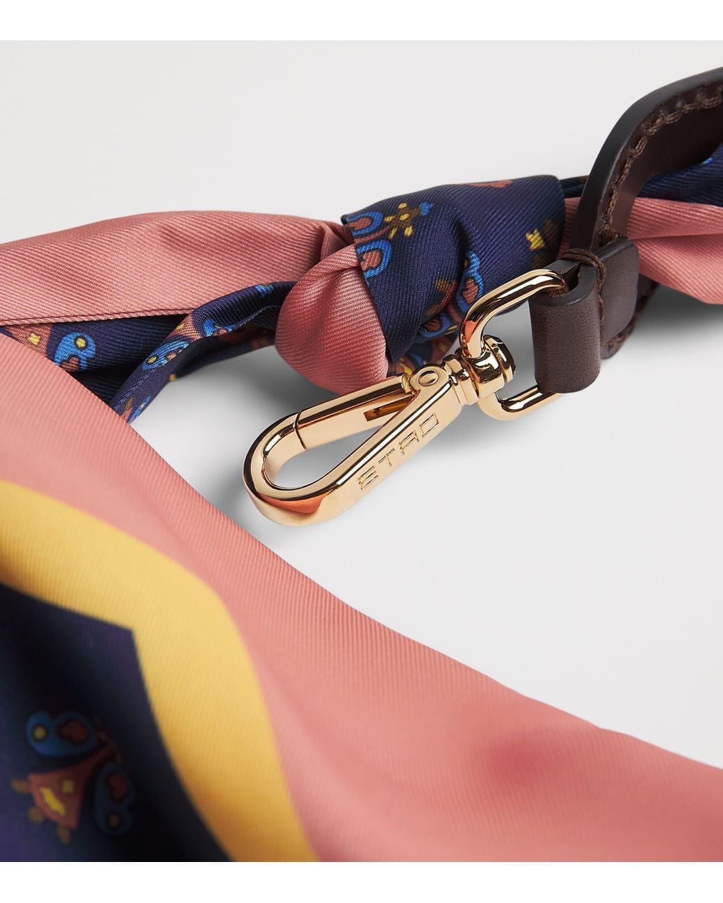 Etro Blue Scarf Bag Handle