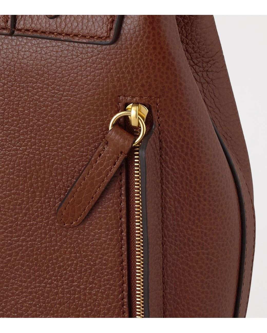 Mulberry Brown Mini Grained Leather Bayswater Backpack