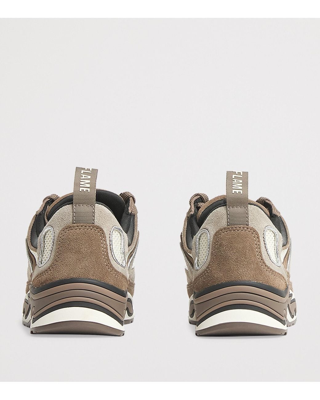 Sandro Brown Flame Sneakers