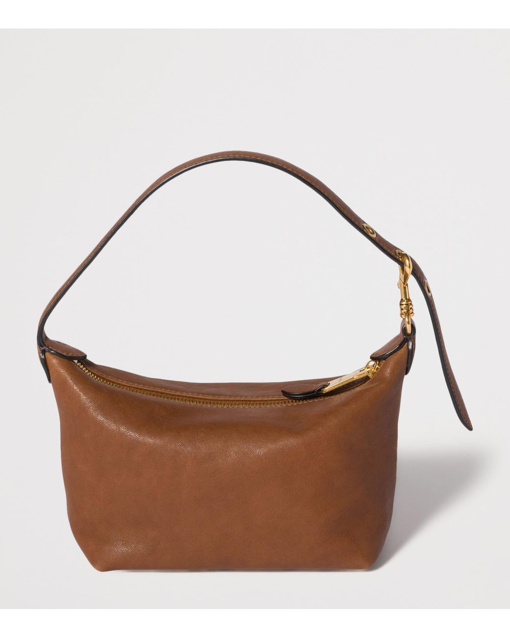 Miu Miu Brown Nappa Leather Pouch