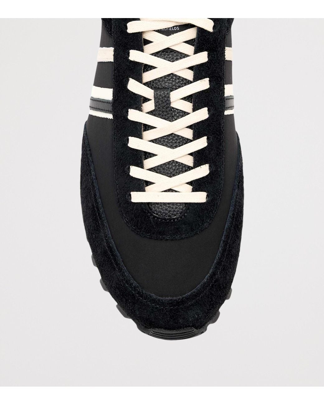 AllSaints Black Robin Runner Trainers for men