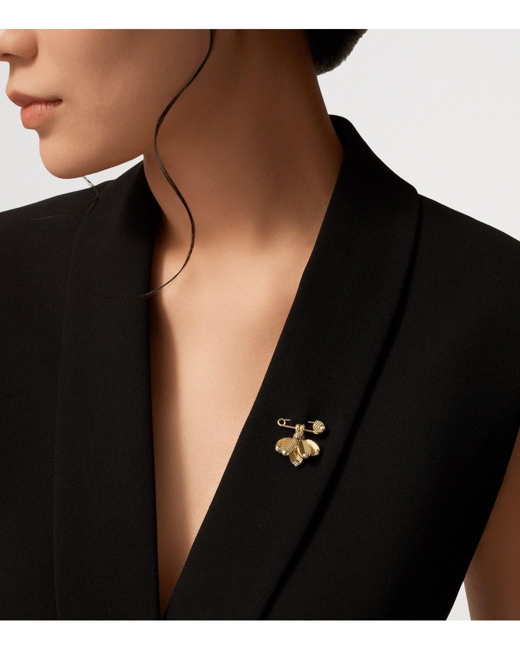 Cartier Metallic And Diamond Grain De Café Brooch