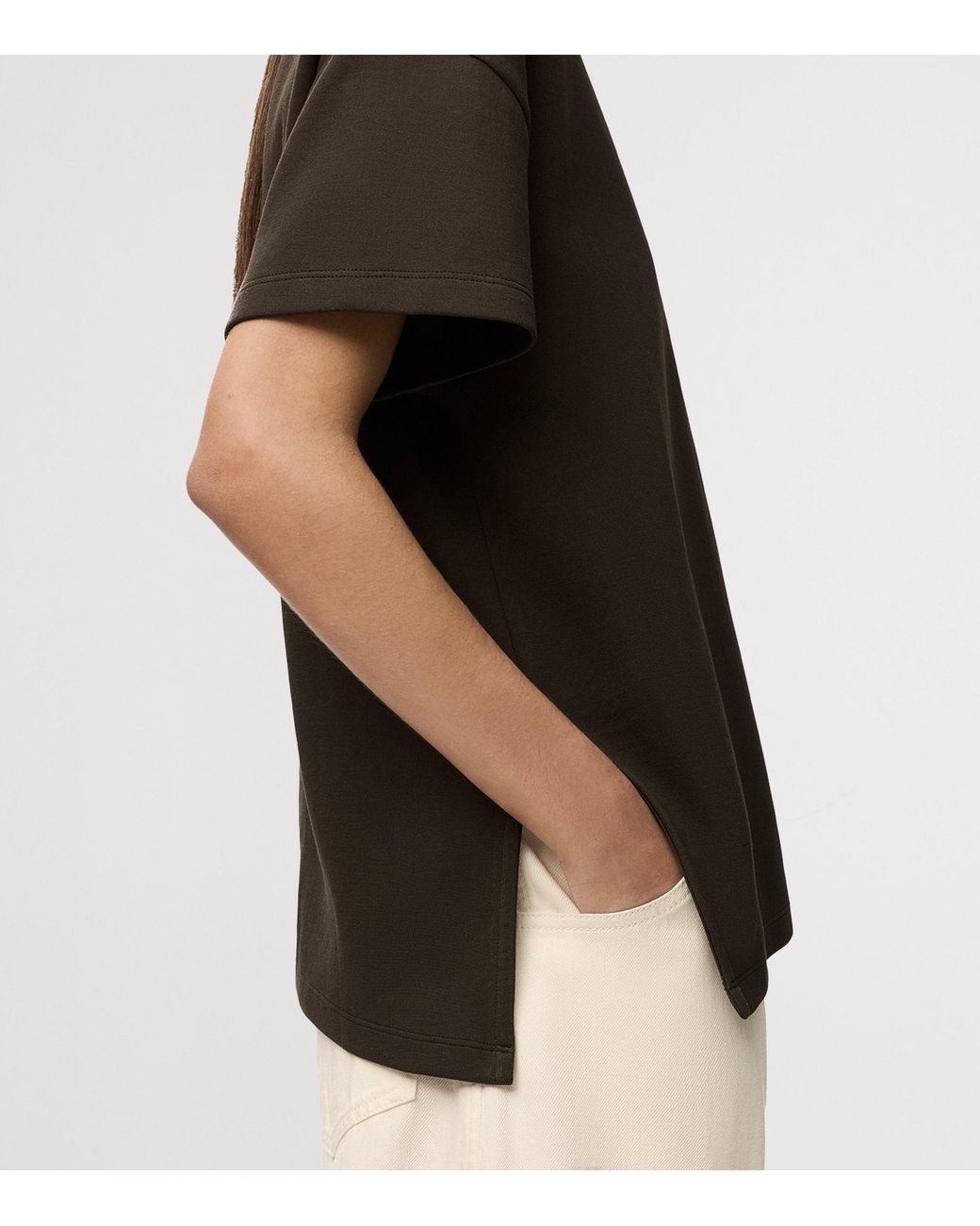 Loewe Black Asymmetric T-Shirt