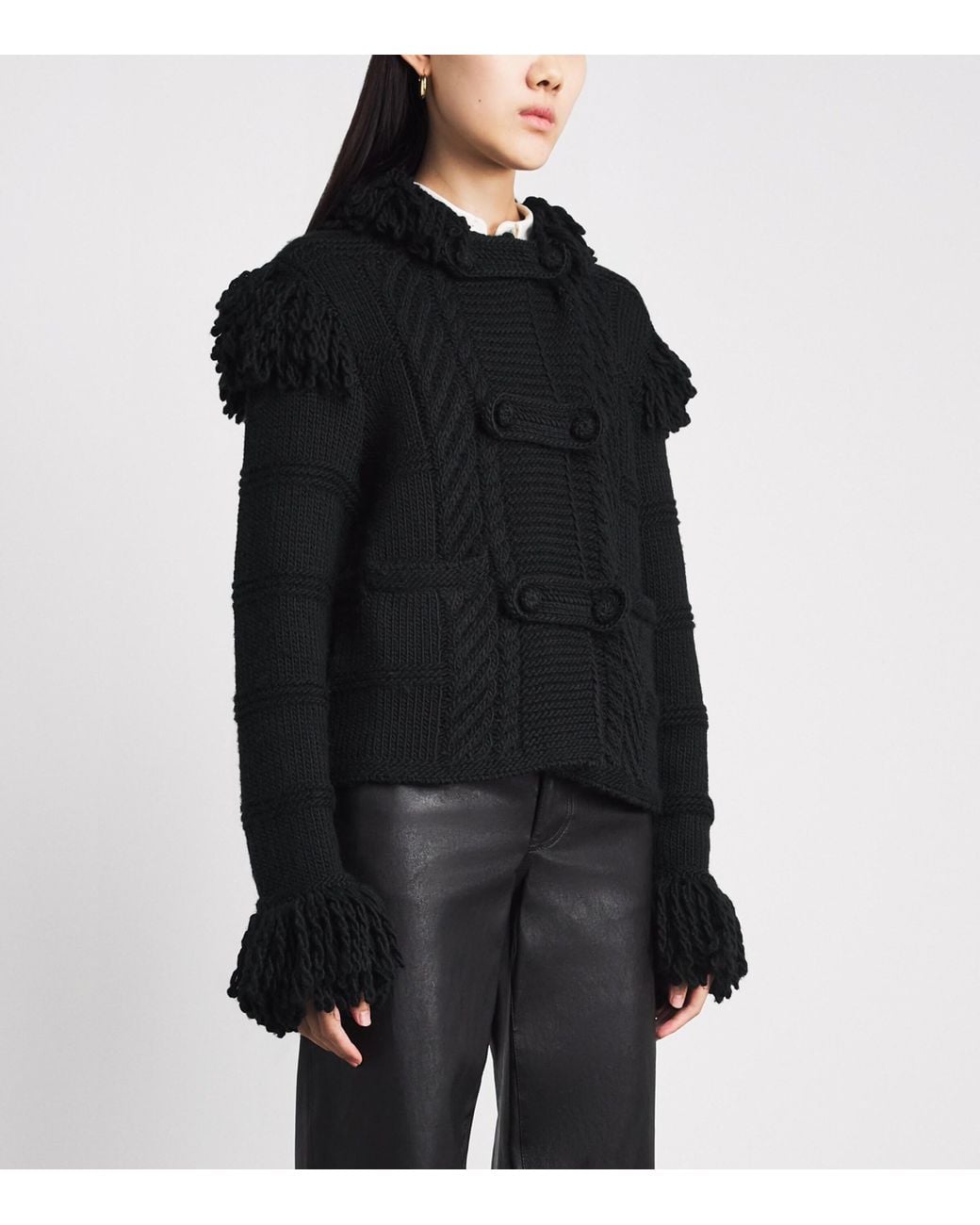 Polo Ralph Lauren Black Wool Cardigan