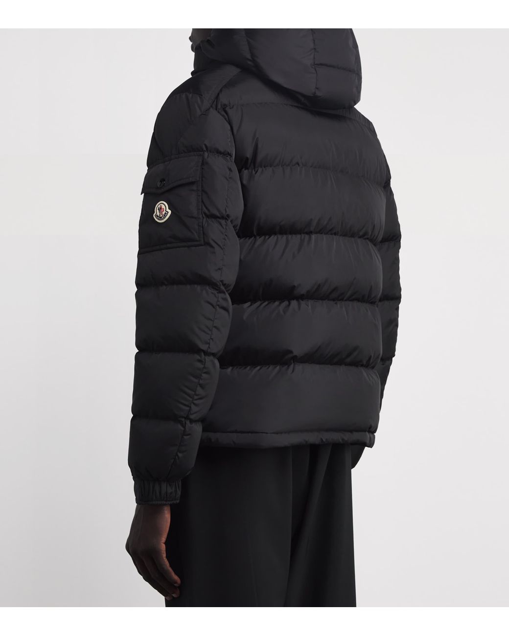Moncler Black Down Maya Puffer Jacket for men