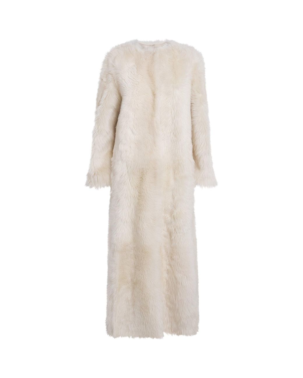Yves Salomon Natural Lamb Fur Coat