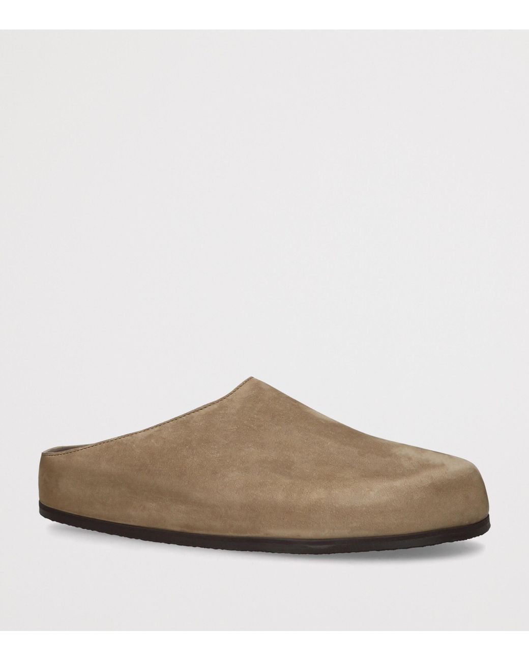 Studio Nicholson Brown Nubuck Suede Slip-On Clogs for men