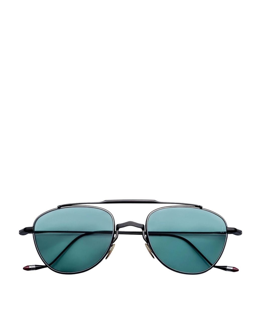 Jacques Marie Mage Green Titanium Flynn Aviator Sunglasses for men
