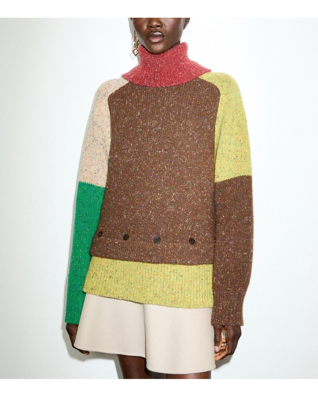 MAX&Co. Green Wool Rollneck Sweater