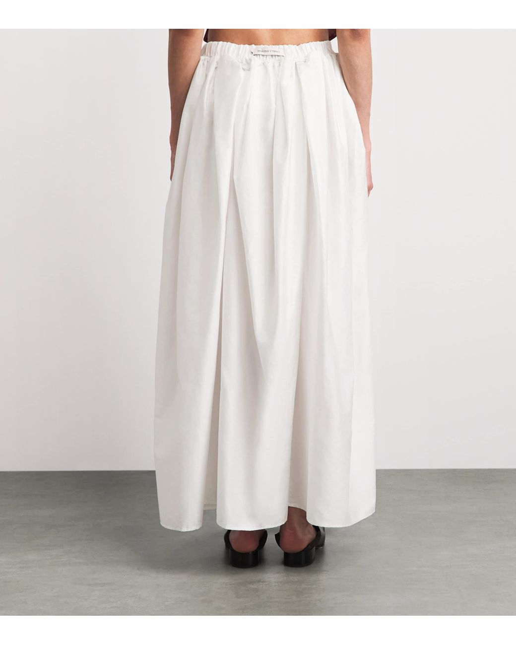 Camilla & Marc White Cotton Zaya Maxi Skirt