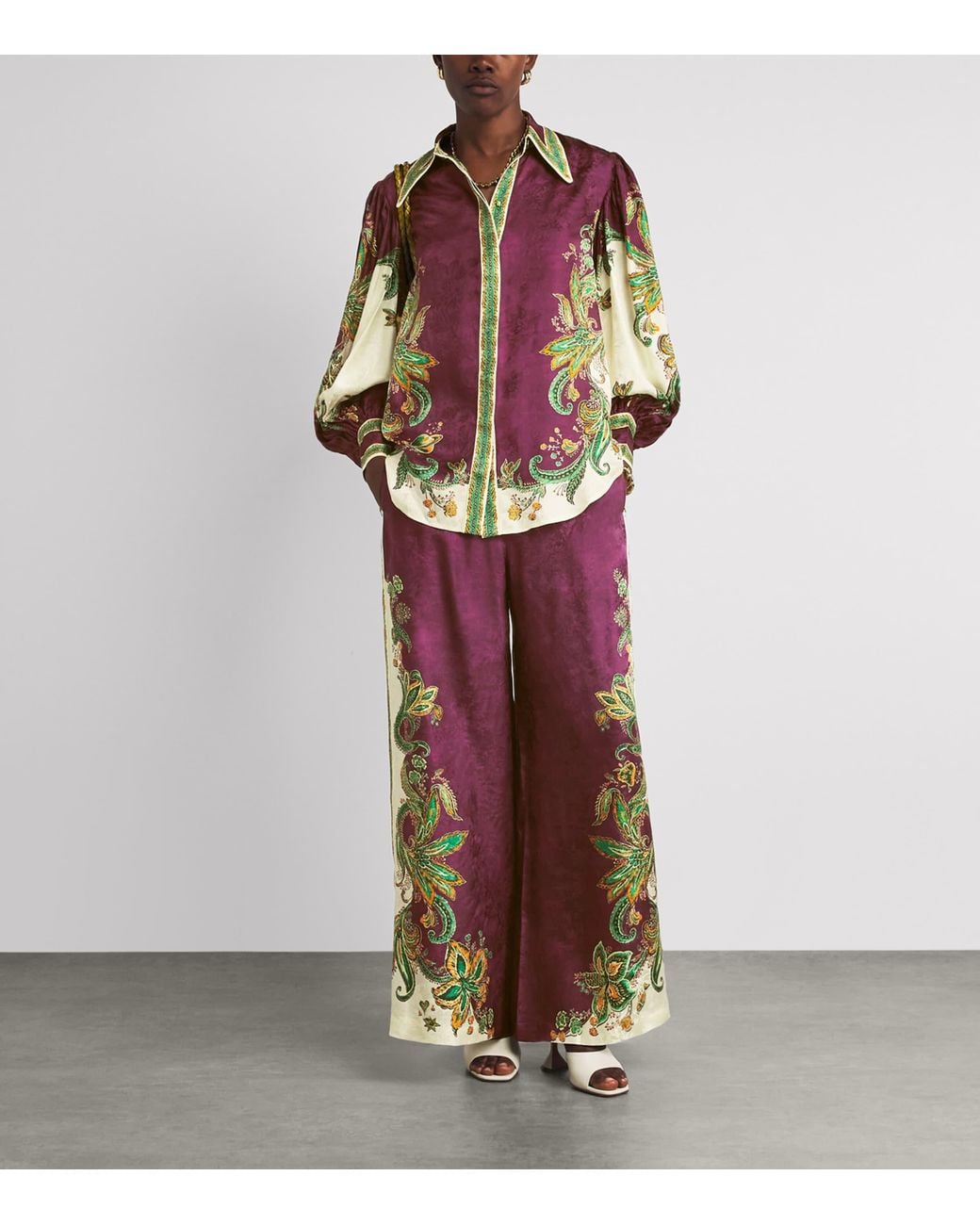 ALÉMAIS Multicolor Printed Ruthie Shirt
