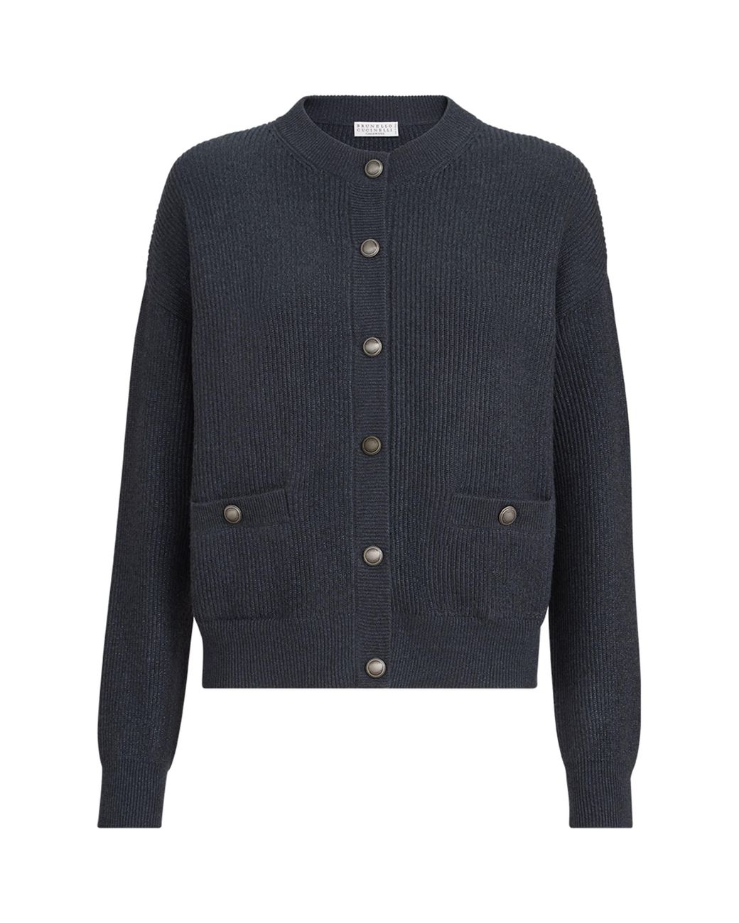 Brunello Cucinelli Blue Cashmere-Blend Cardigan