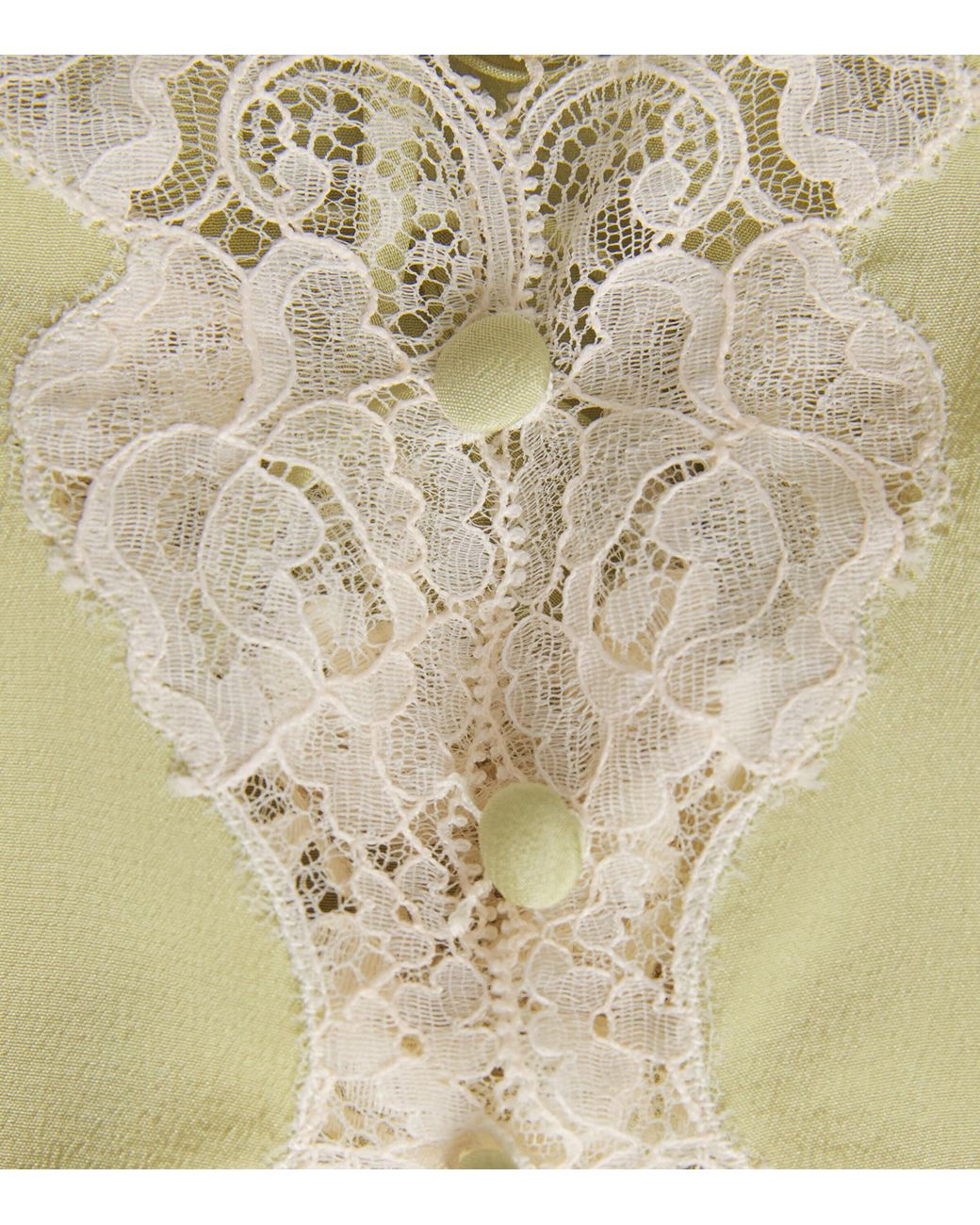Chloé Metallic Silk Lace-Trim Maxi Dress