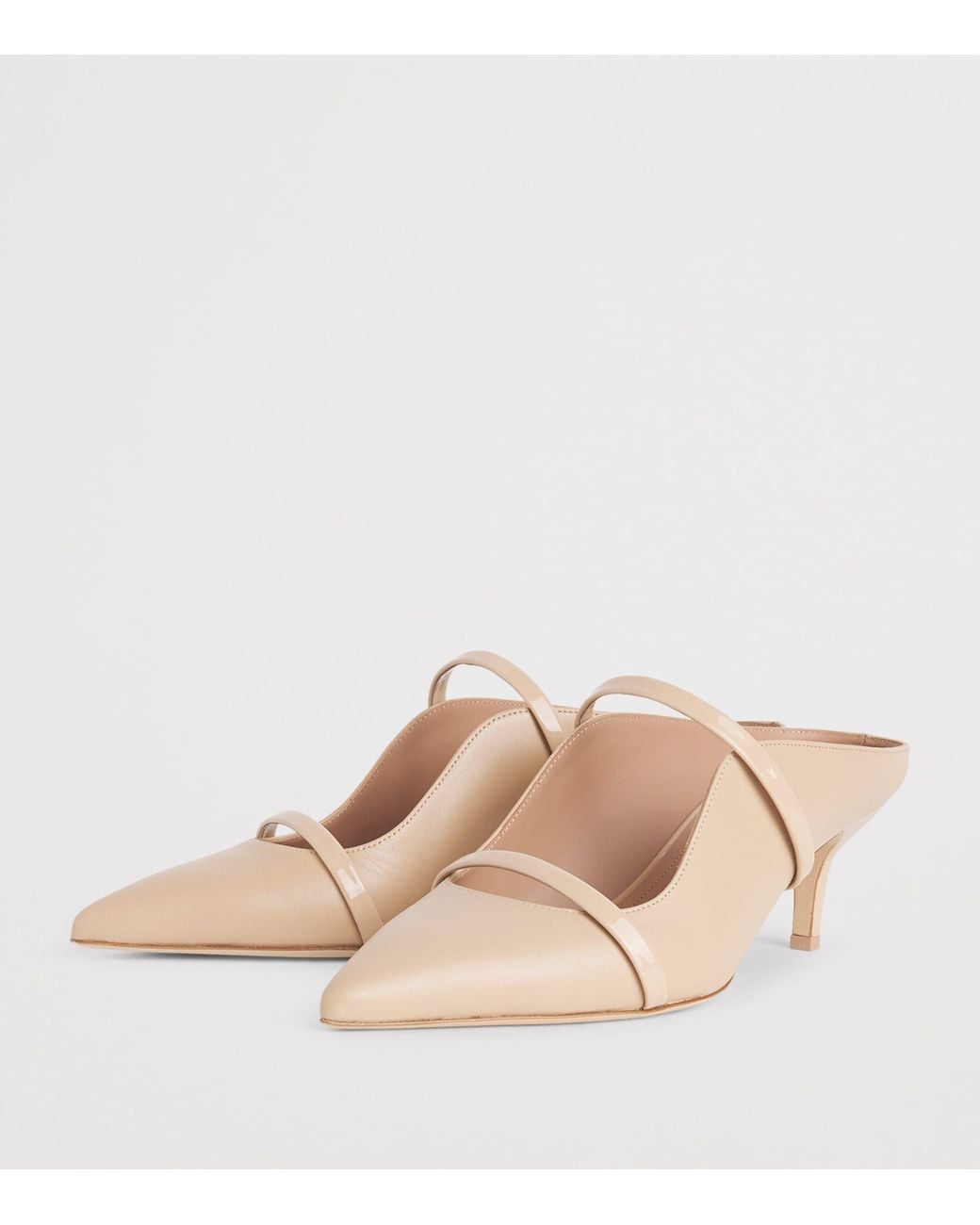 Malone Souliers Natural Leather Maureen Mules 45