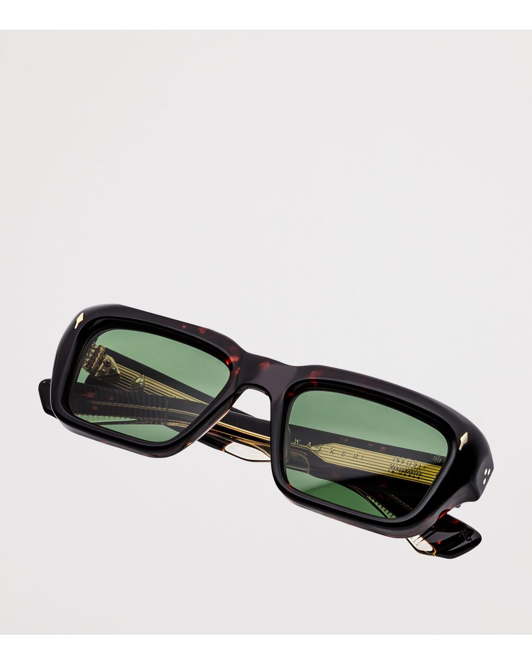 Jacques Marie Mage Black Walker Rectangle Sunglasses