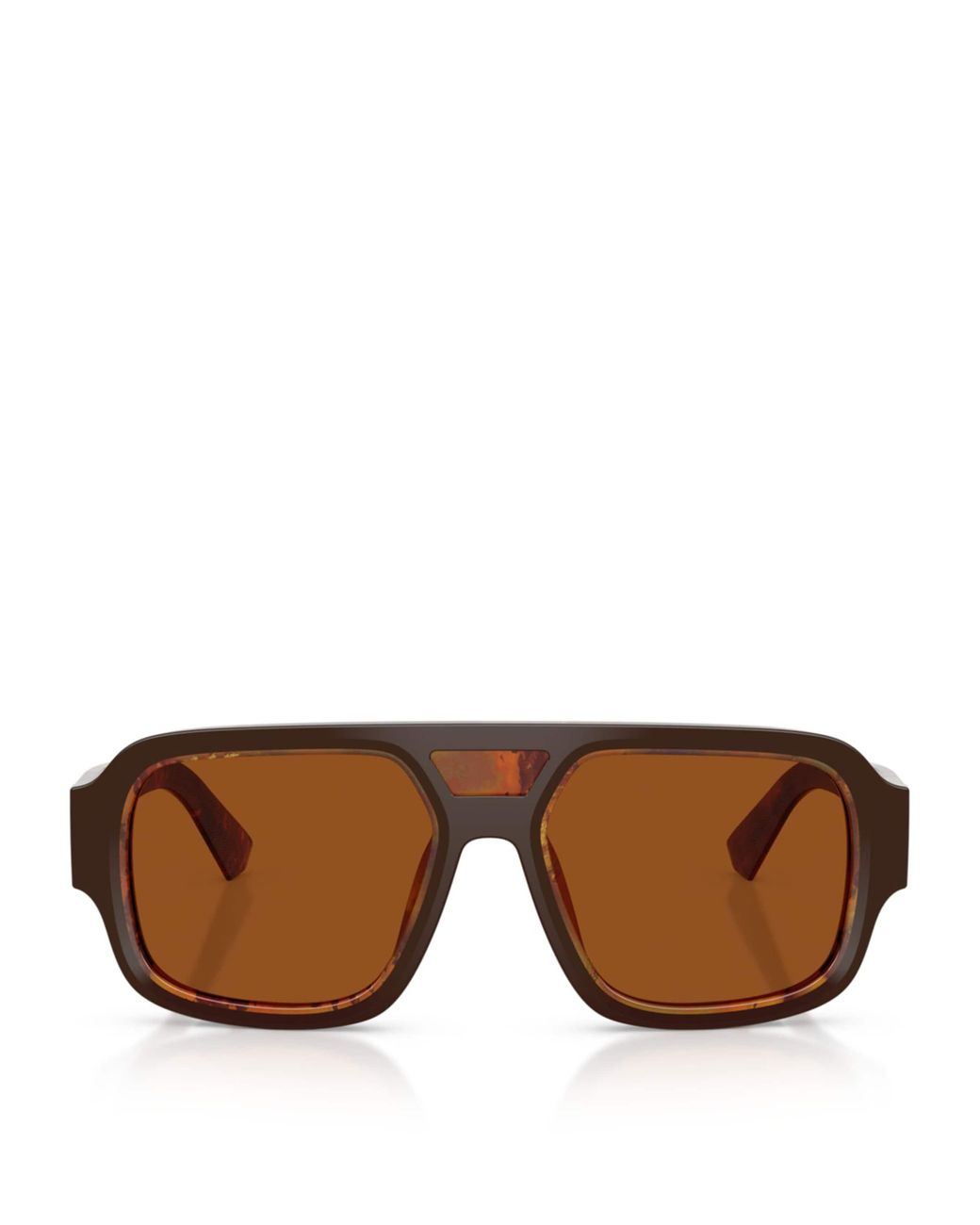 Dolce & Gabbana Brown Pilot Sunglasses for men