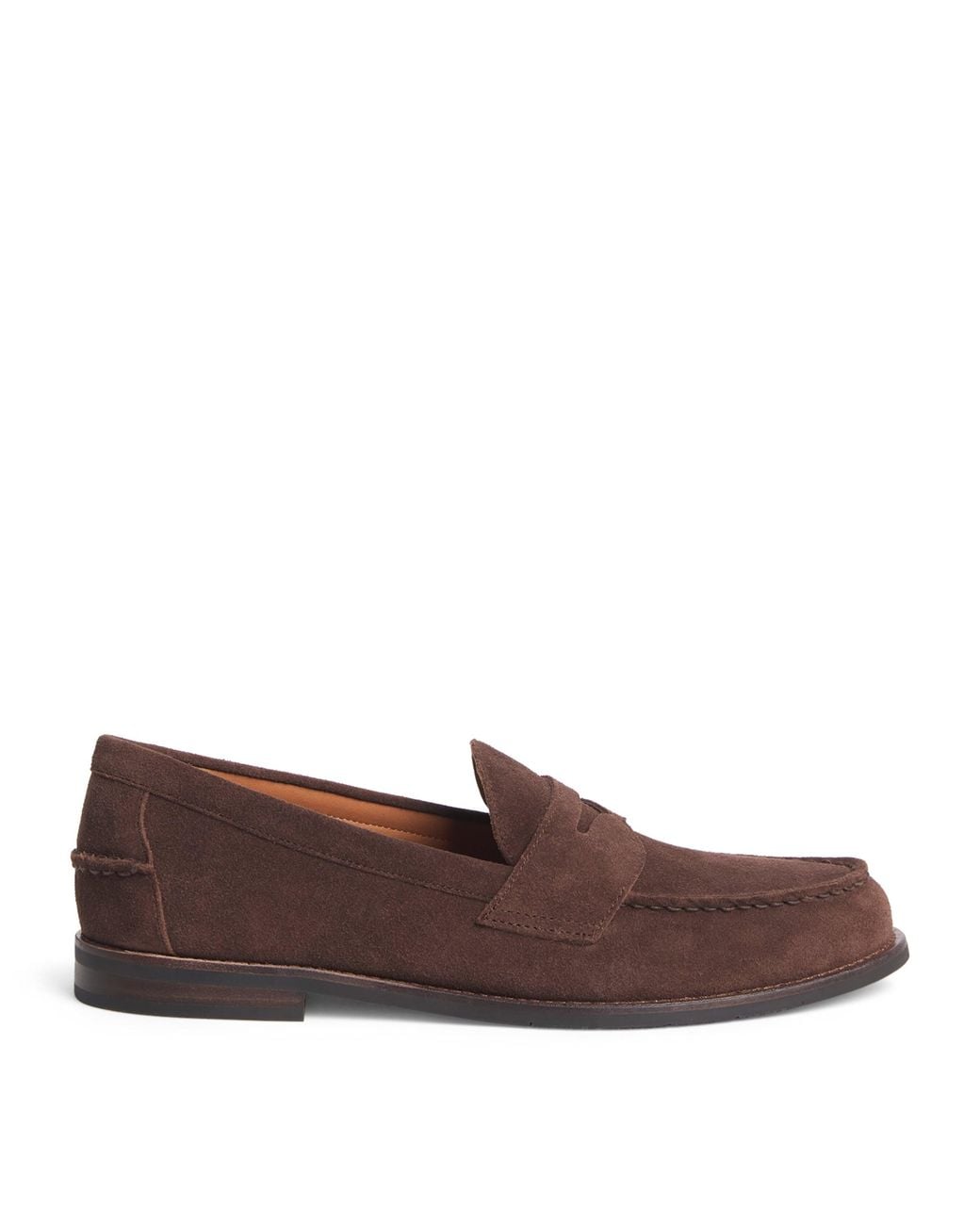Polo Ralph Lauren Brown Suede Alston Penny Loafers for men