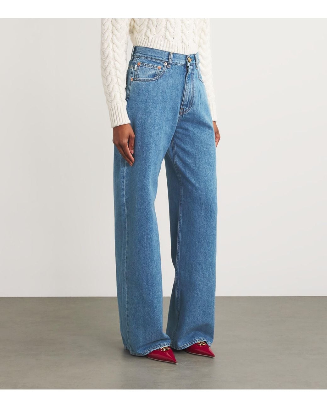 Blazé Milano Blue Nariida Java Straight Jeans