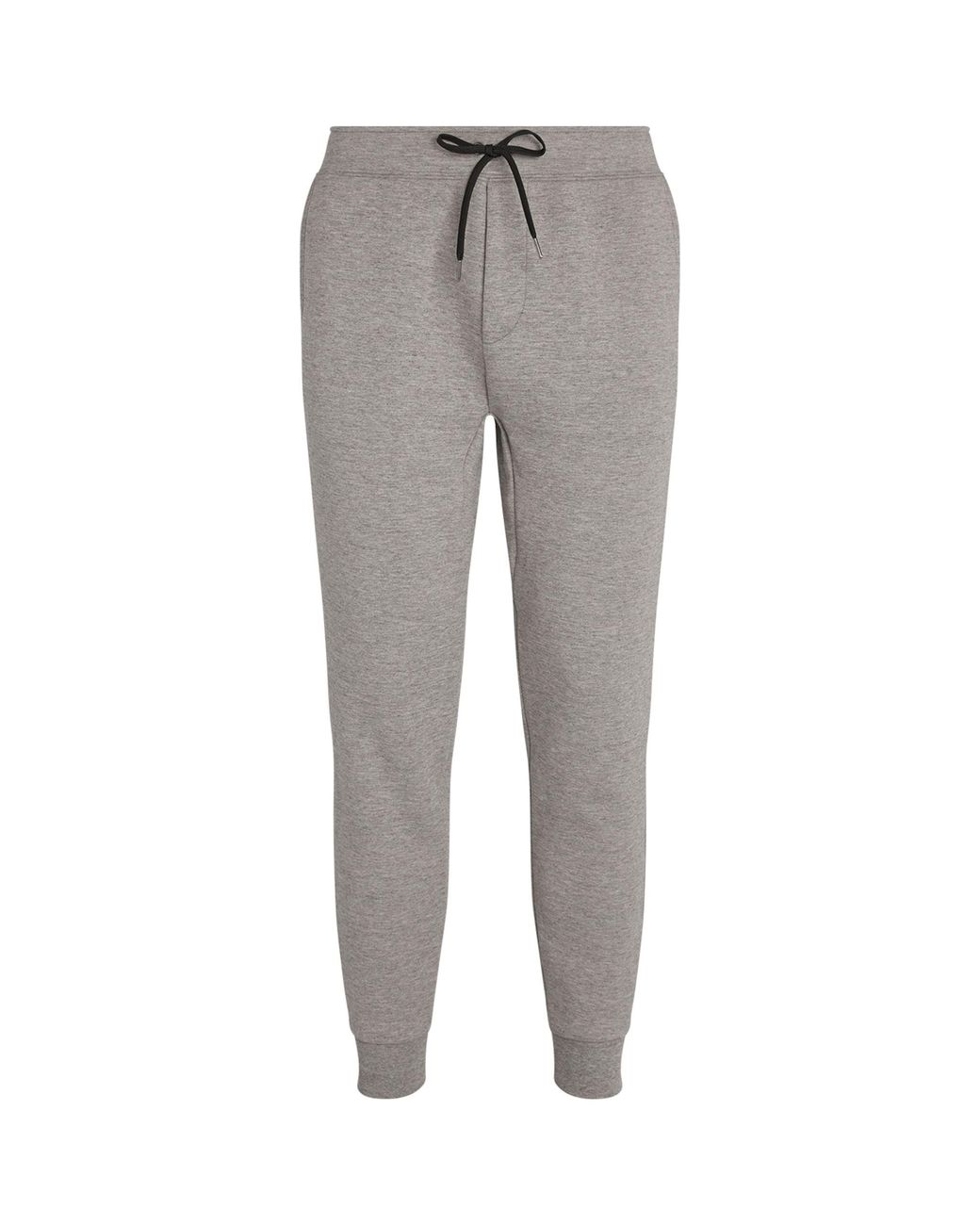 Polo Ralph Lauren Cotton Double Knit Sweatpants in Gray for Men - Lyst