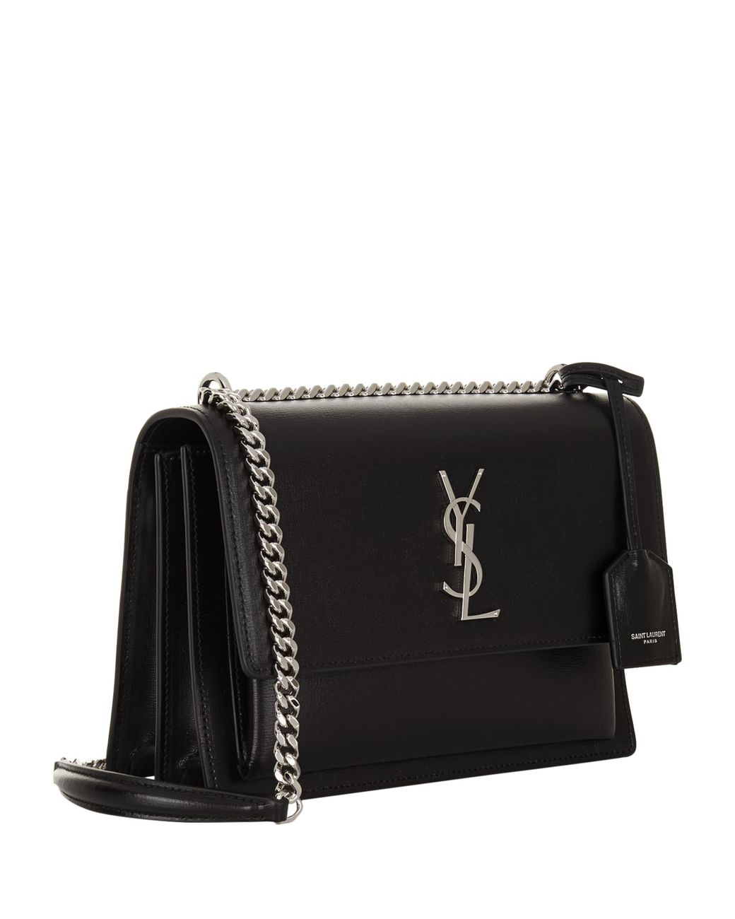 Saint Laurent Black Medium Sunset Shoulder Bag
