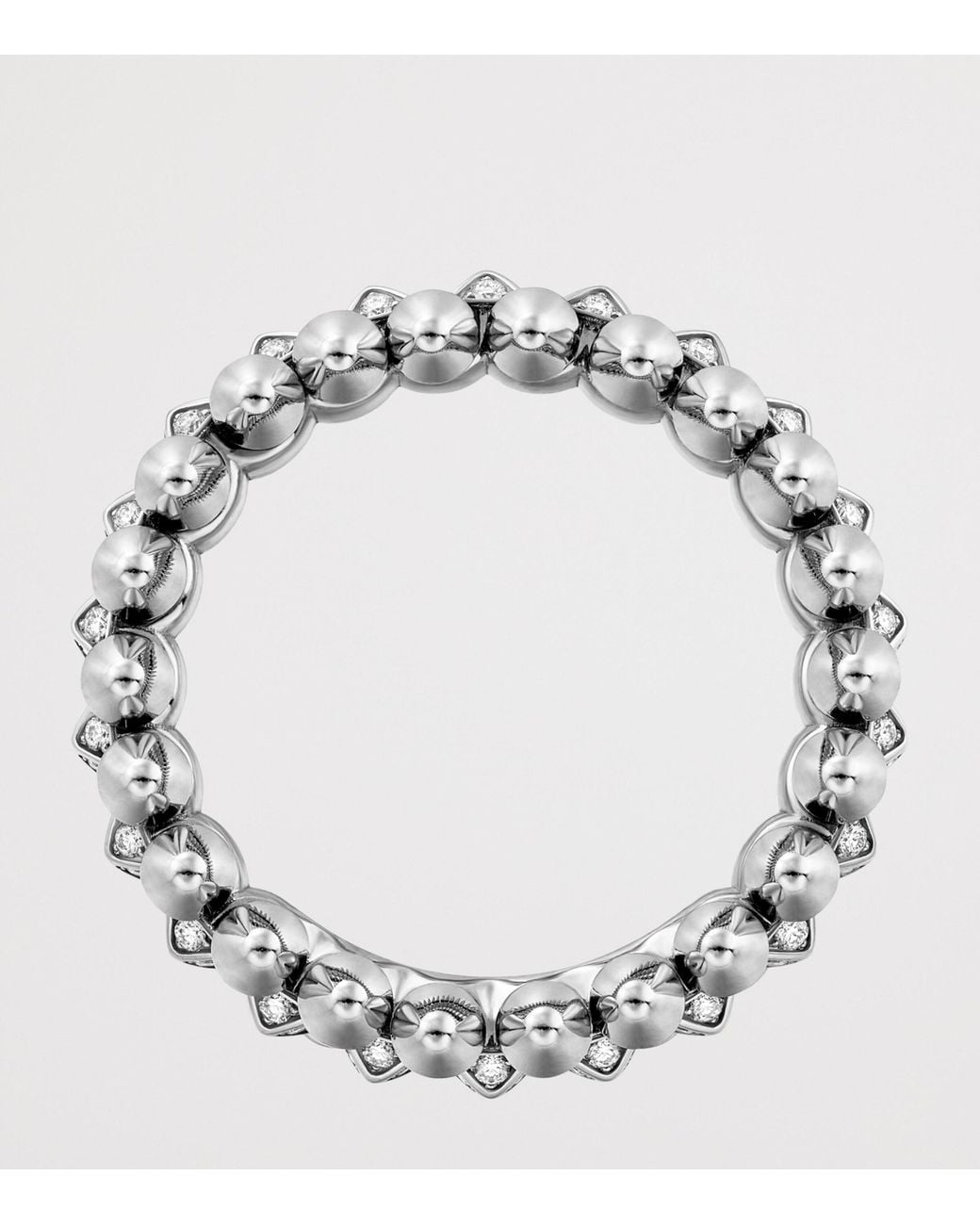 Cartier Metallic Small And Diamond Clash De Ring