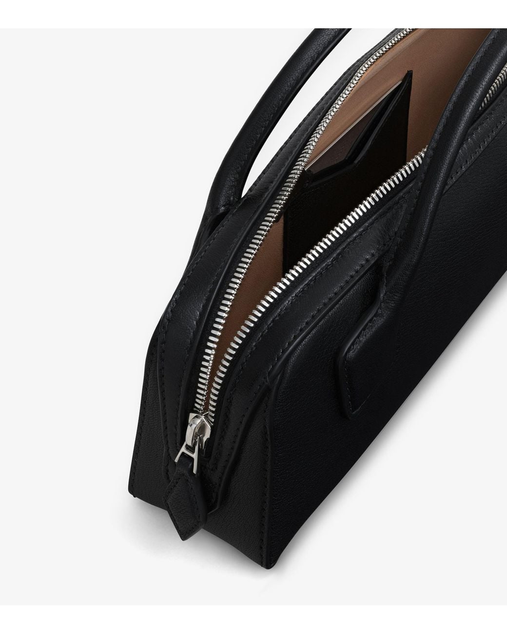 Alaïa Black Leather Le Teckel Top-Handle Bag