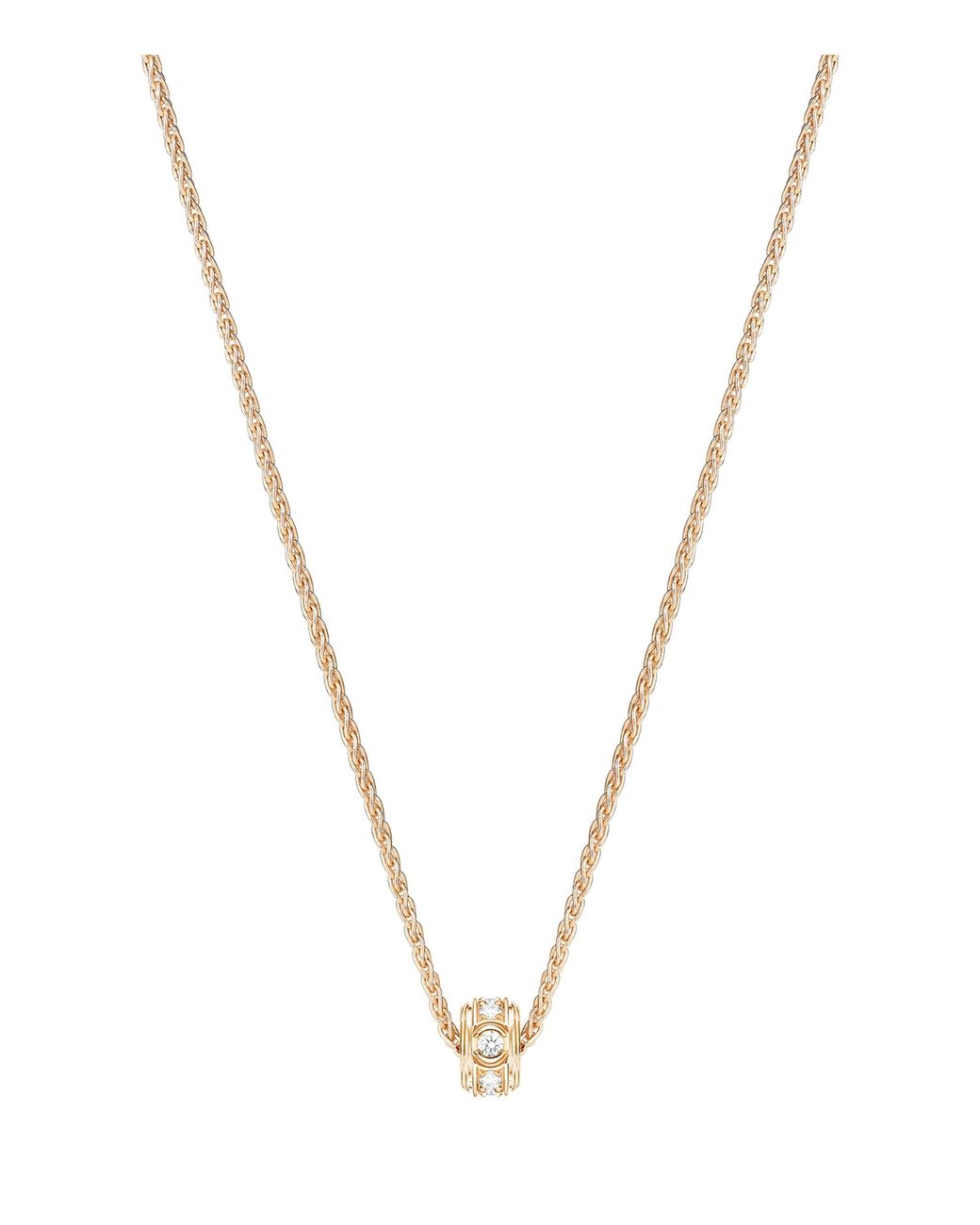 Piaget Metallic And Diamond Possession Pendant Necklace