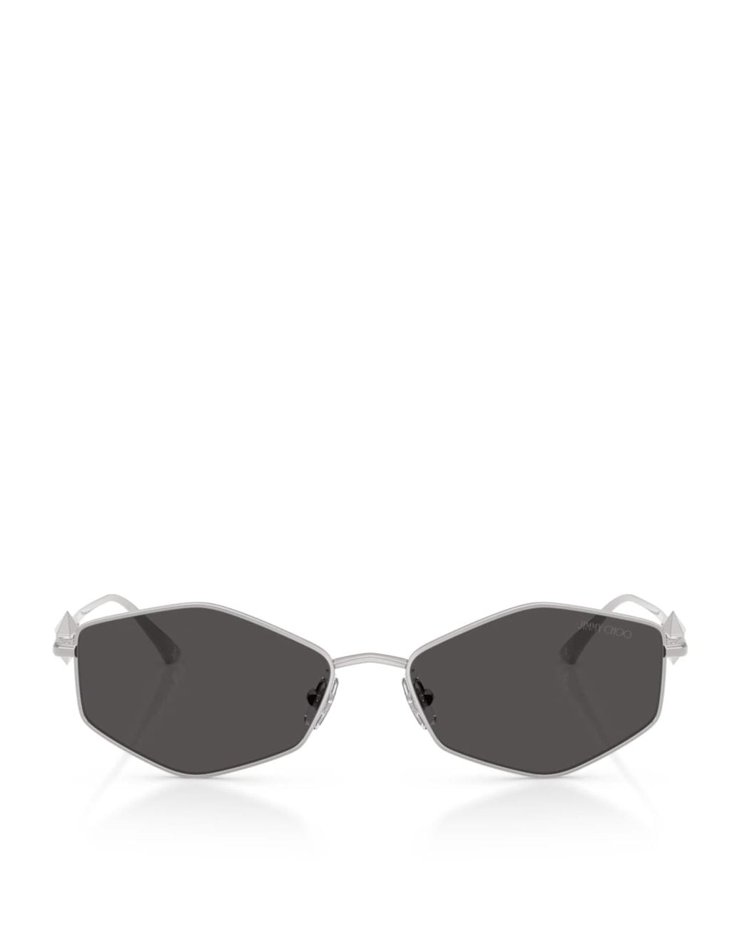 Jimmy Choo Gray Wire Hexagonal Zoey Sunglasses