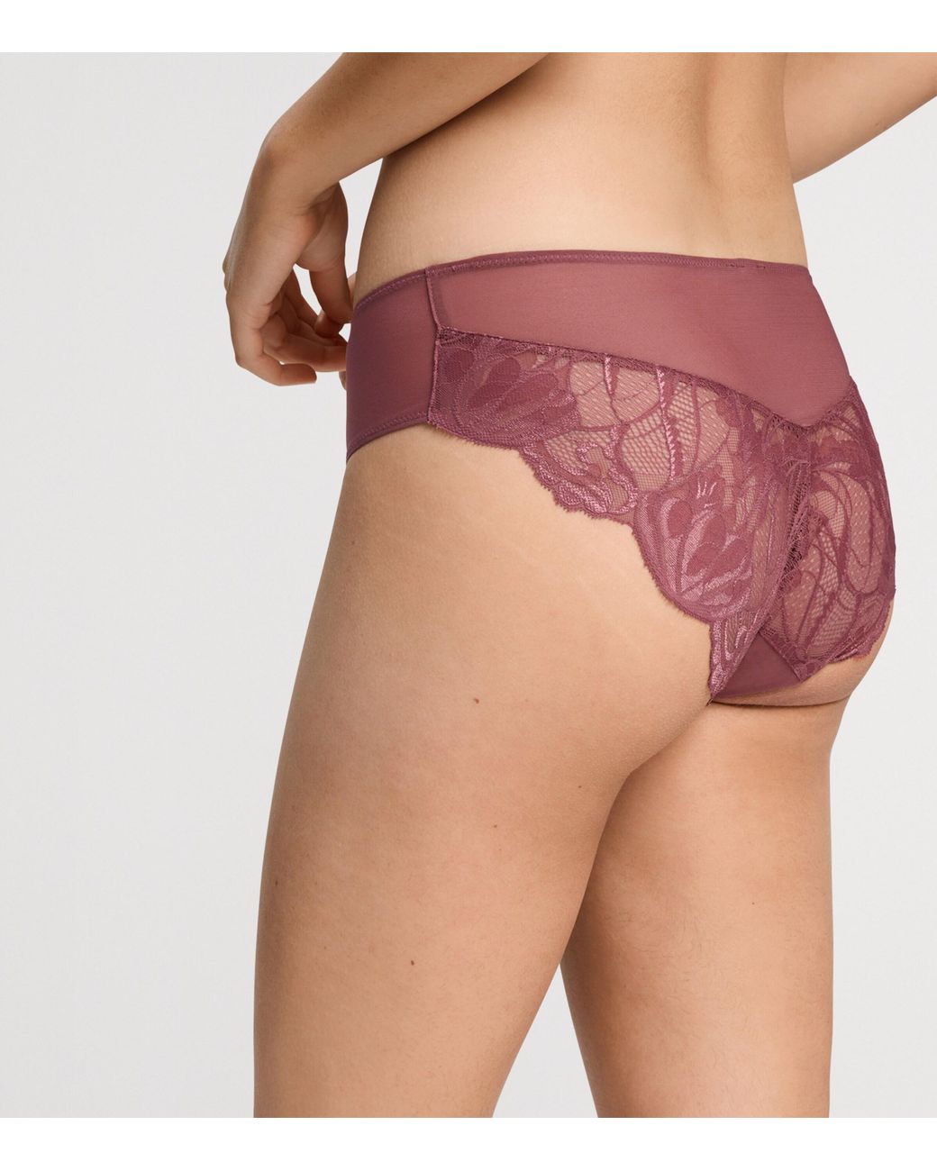 Hanro Pink Lysia Midi Briefs